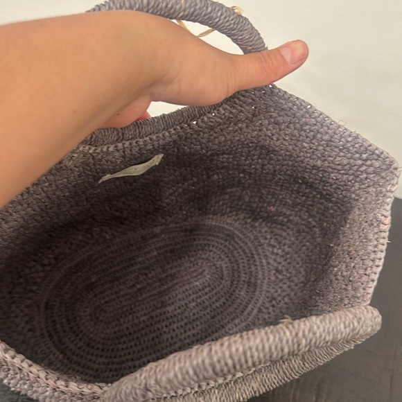 Mar y sol serena tote bag in gray - Picture 4 of 5